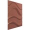 Ekena Millwork 19 5/8in. W x 19 5/8in. H Wave EnduraWall Decorative 3D Wall Panel Covers 2.67 Sq. Ft. WP20X20WVFCP - alternate 3